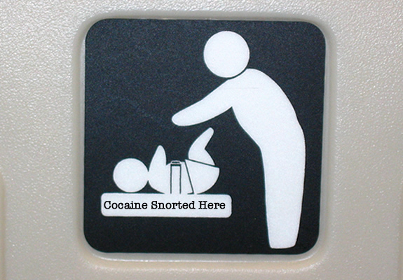 Cocaine Found on 92% of Changing Tables