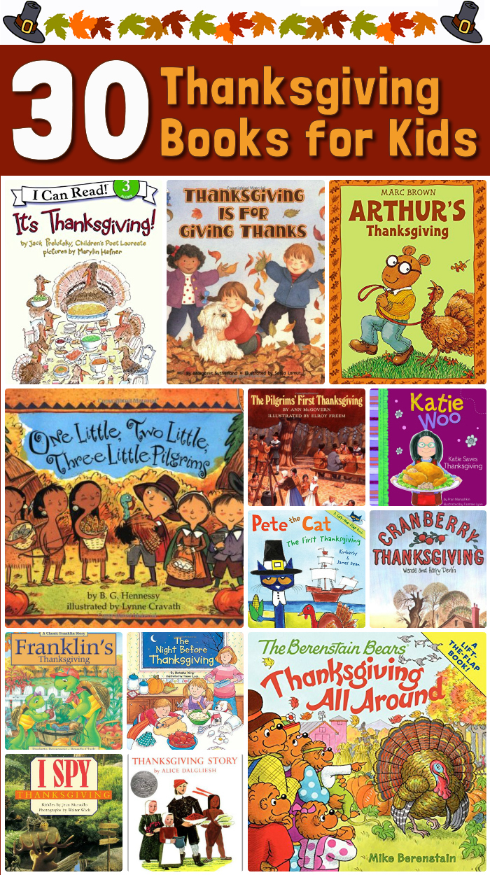 30 Fabulous Thanksgiving Books for Kids