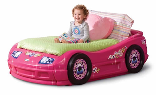 Pink Little Tykes Bed