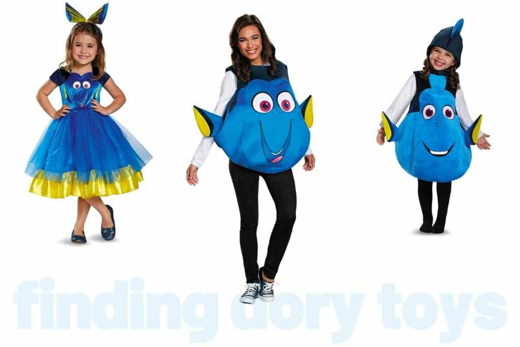 finding dory costumes for kids and adults